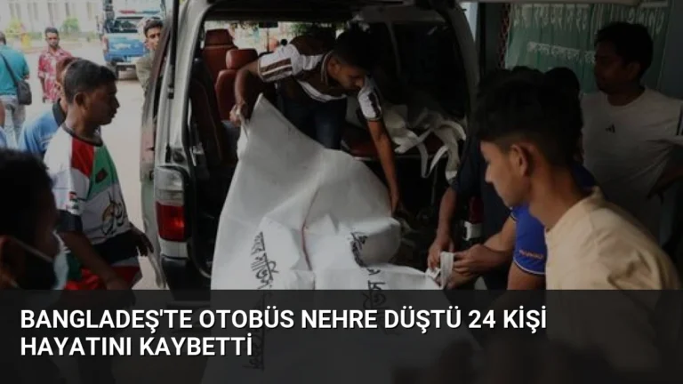 Bangladeş’te Otobüs Nehre Düştü 24 Kişi Hayatını Kaybetti