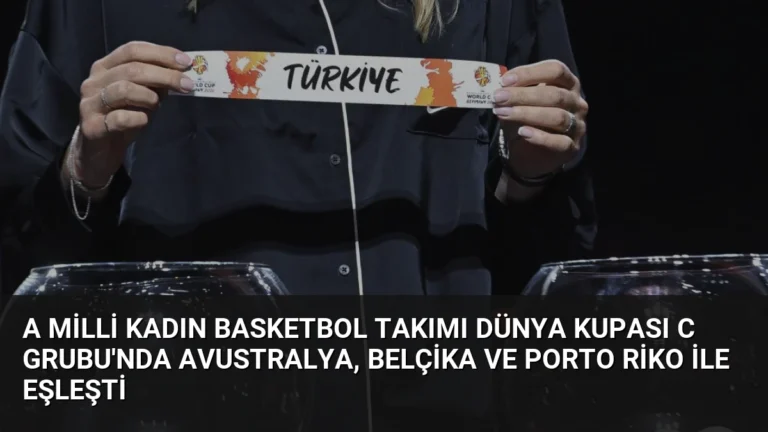 A Milli Kadın Basketbol Takımı Dünya Kupası C Grubu’nda Avustralya, Belçika ve Porto Riko ile Eşleşti