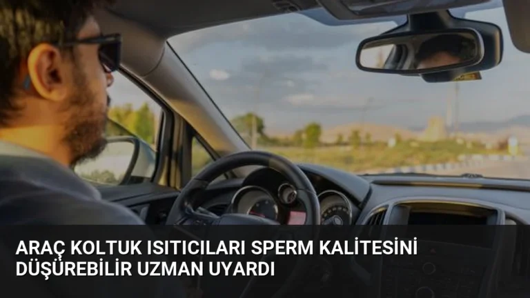 Araç Koltuk Isıtıcıları Sperm Kalitesini Düşürebilir Uzman Uyardı