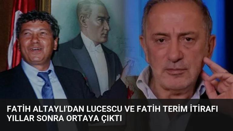 Fatih Altaylı’dan Lucescu ve Fatih Terim İtirafı Yıllar Sonra Ortaya Çıktı