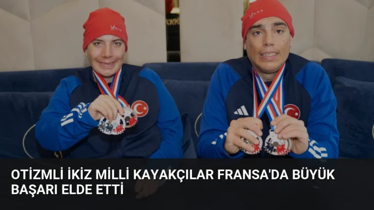 Otizmli İkiz Milli Kayakçılar Fransa’da Büyük Başarı Elde Etti