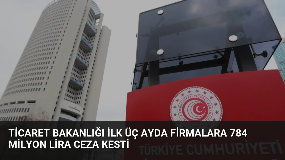 Ticaret Bakanlığı İlk Üç Ayda Firmalara 784 Milyon Lira Ceza Kesti