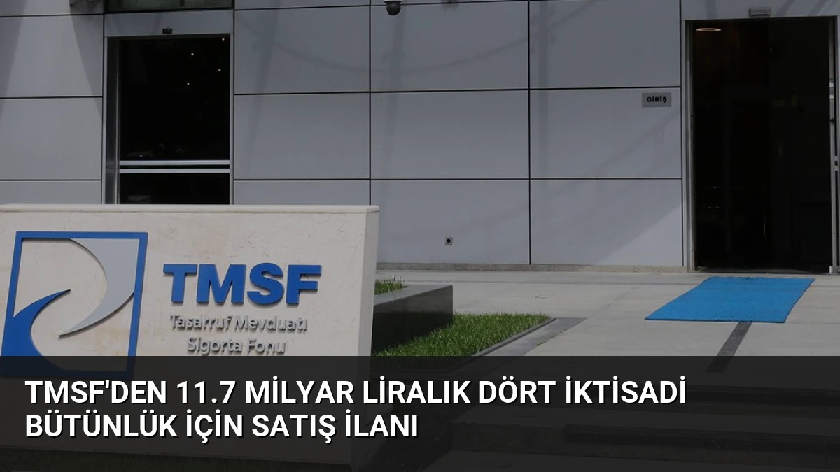 TMSF’den 11.7 Milyar Liralık Dört İktisadi Bütünlük İçin Satış İlanı