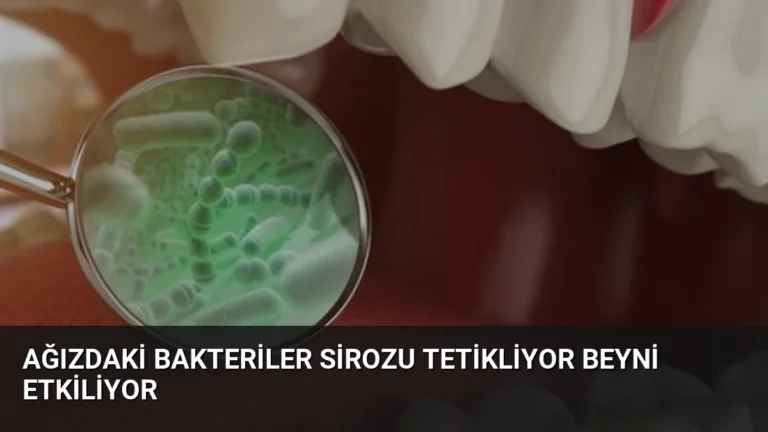 Ağızdaki Bakteriler Sirozu Tetikliyor Beyni Etkiliyor