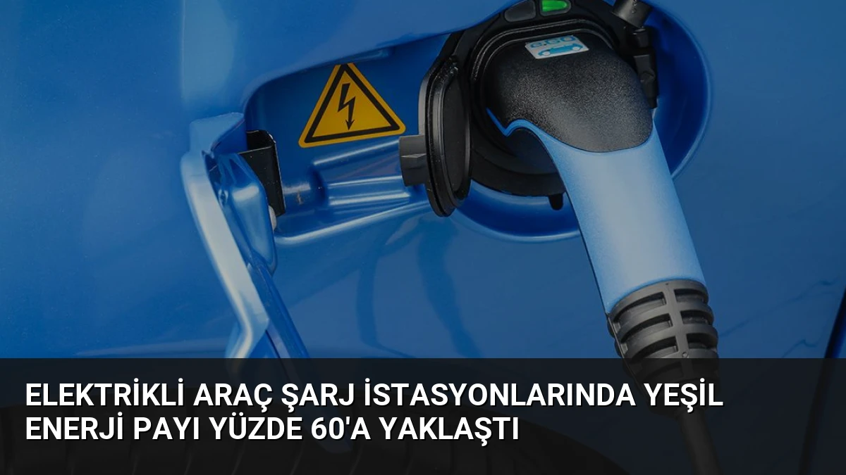Elektrikli Araç Şarj İstasyonlarında Yeşil Enerji Payı Yüzde 60’a Yaklaştı