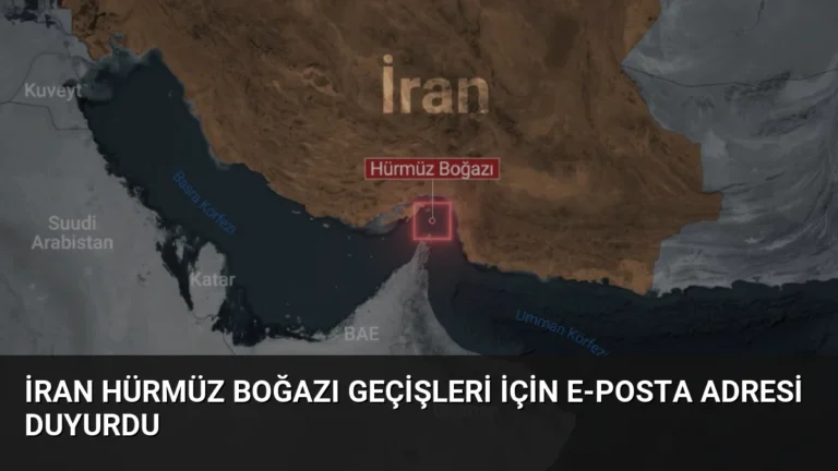 İran Hürmüz Boğazı Geçişleri İçin E-posta Adresi Duyurdu