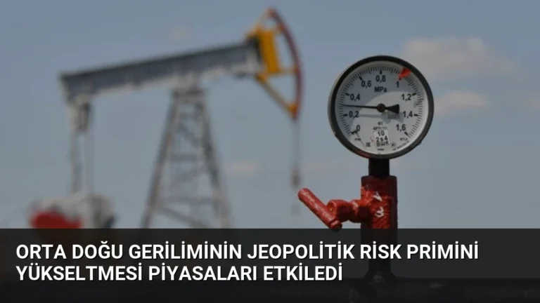 Orta Doğu Geriliminin Jeopolitik Risk Primini Yükseltmesi Piyasaları Etkiledi