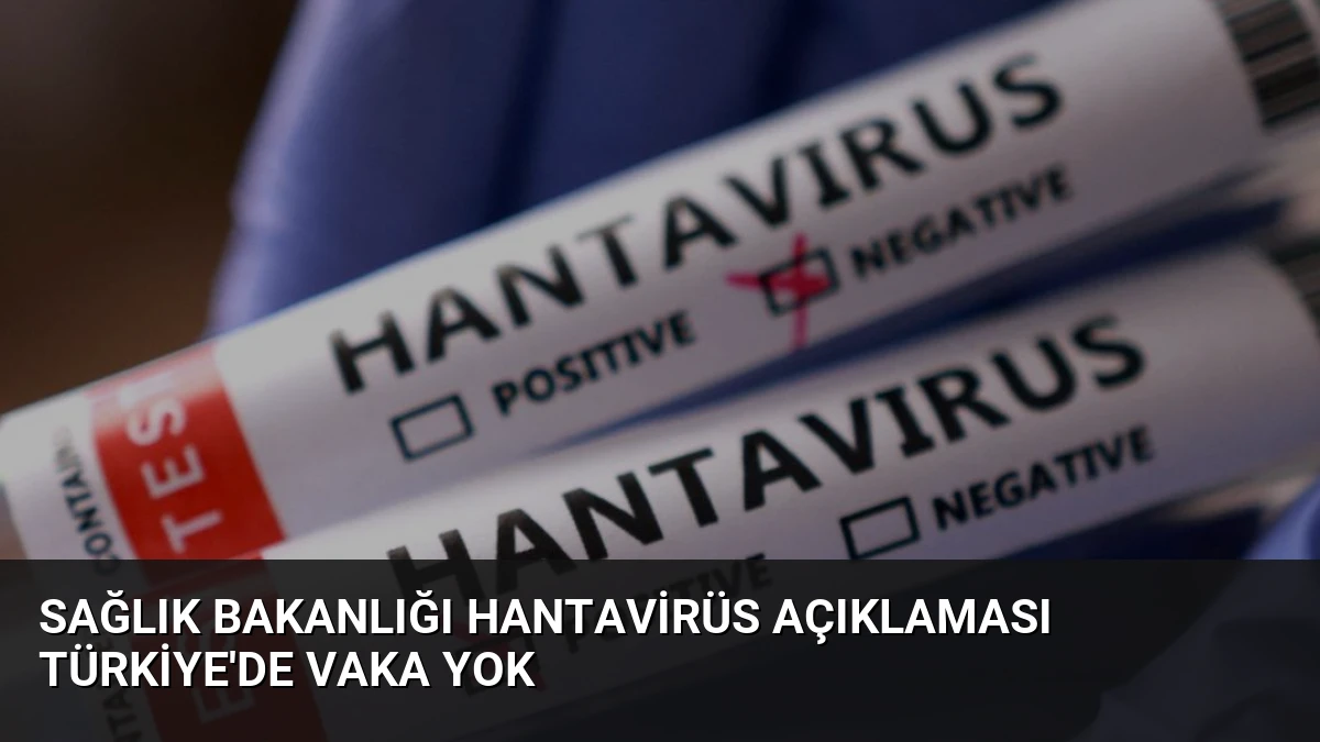 Sağlık Bakanlığı Hantavirüs Açıklaması Türkiye’de Vaka Yok