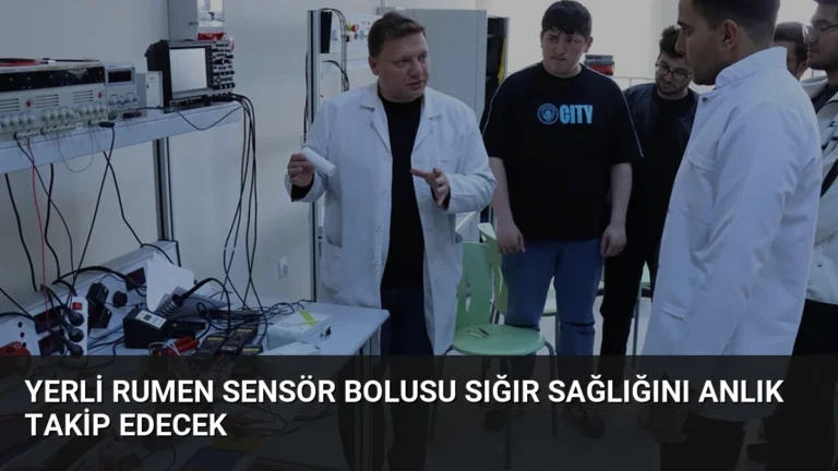 Yerli Rumen Sensör Bolusu Sığır Sağlığını Anlık Takip Edecek