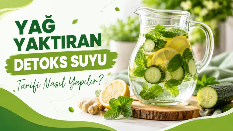 Yağ Yaktıran Detoks Suyu Tarifi Nasıl Yapılır?