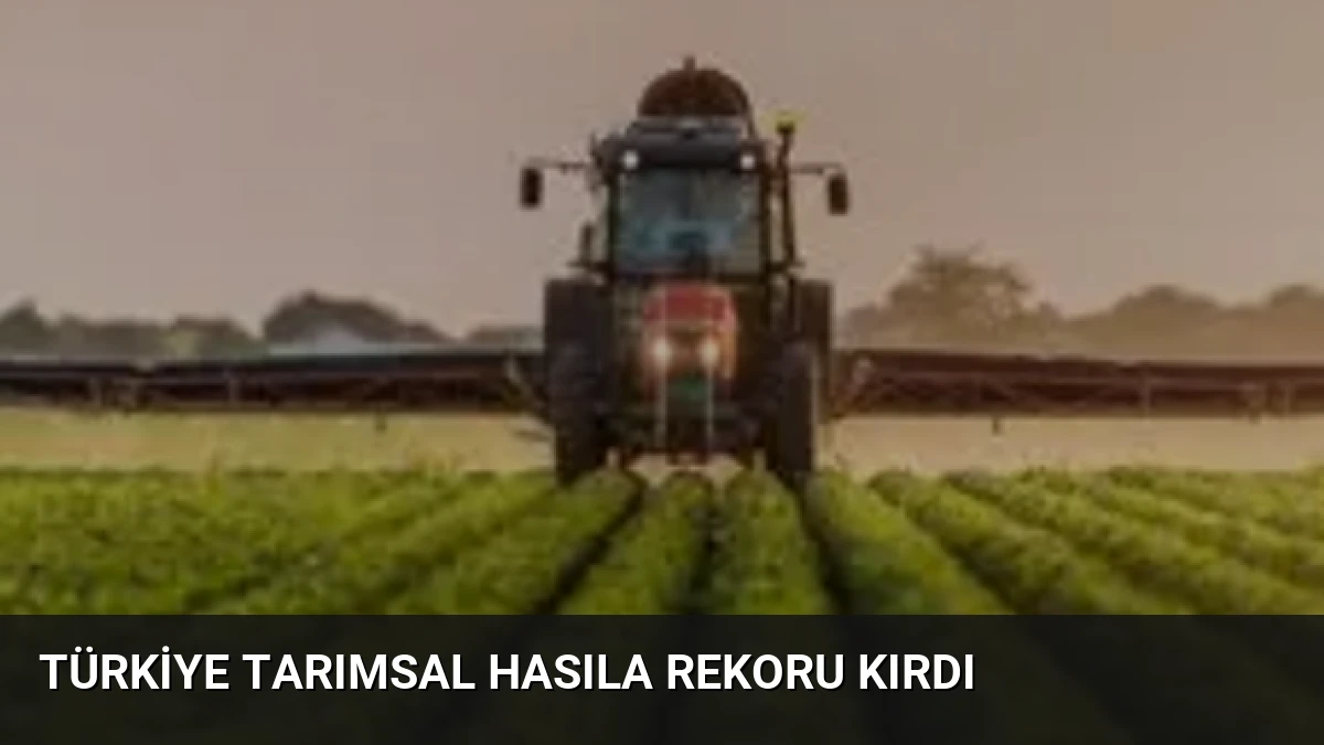 Türkiye Tarımsal Hasıla Rekoru Kırdı