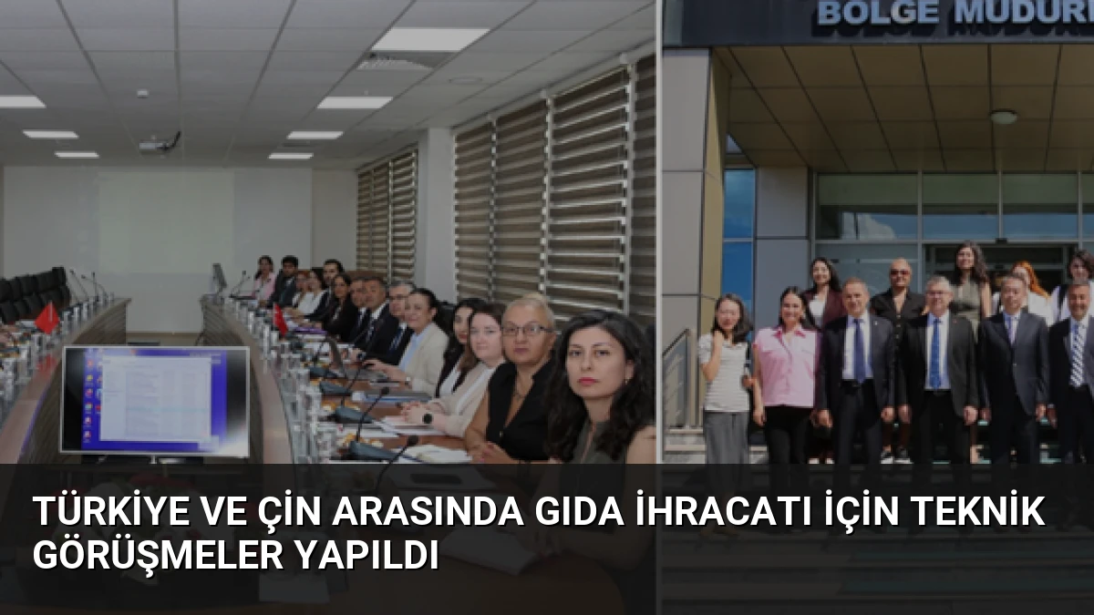 Türkiye ve Çin Arasında Gıda İhracatı İçin Teknik Görüşmeler Yapıldı