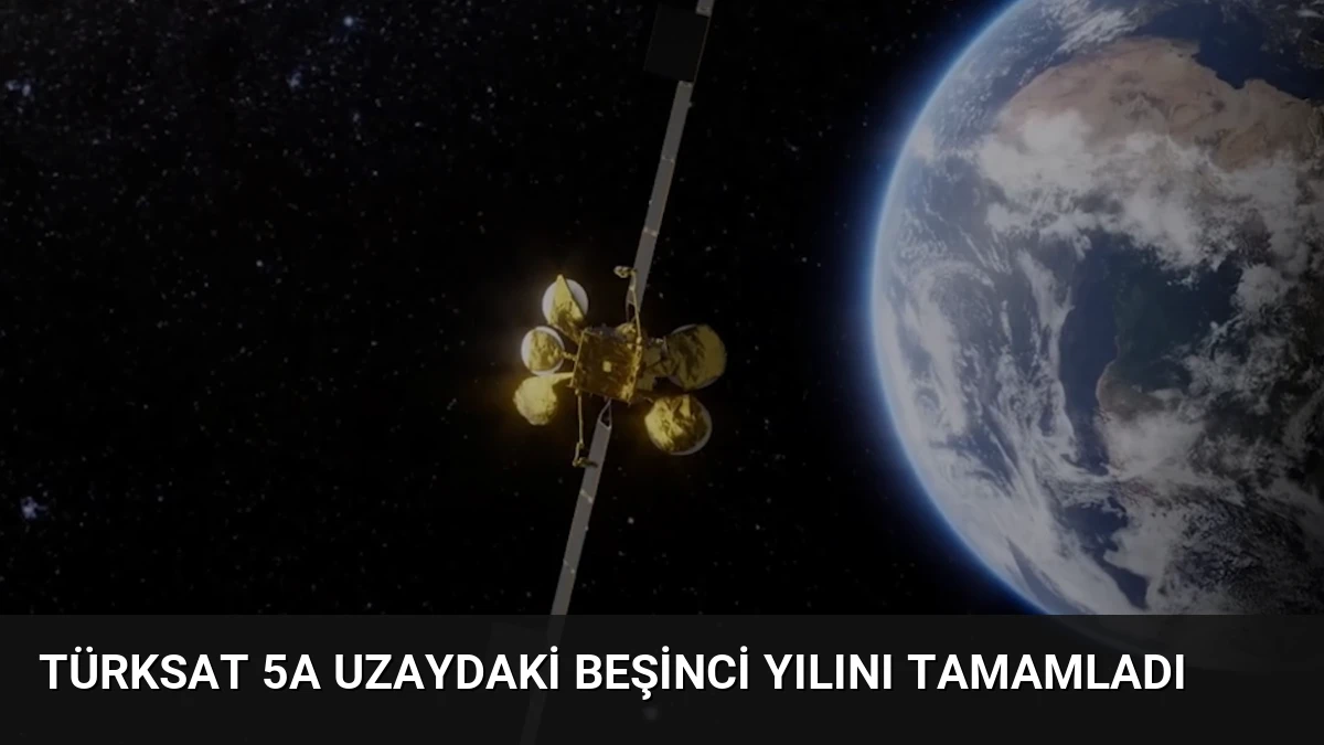 TÜRKSAT 5A Uzaydaki Beşinci Yılını Tamamladı