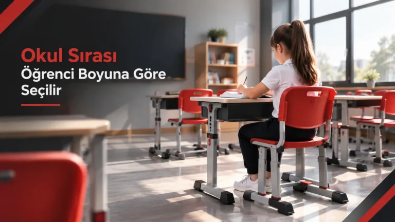 Okul Sırası Öğrenci Boyuna Göre Seçilir