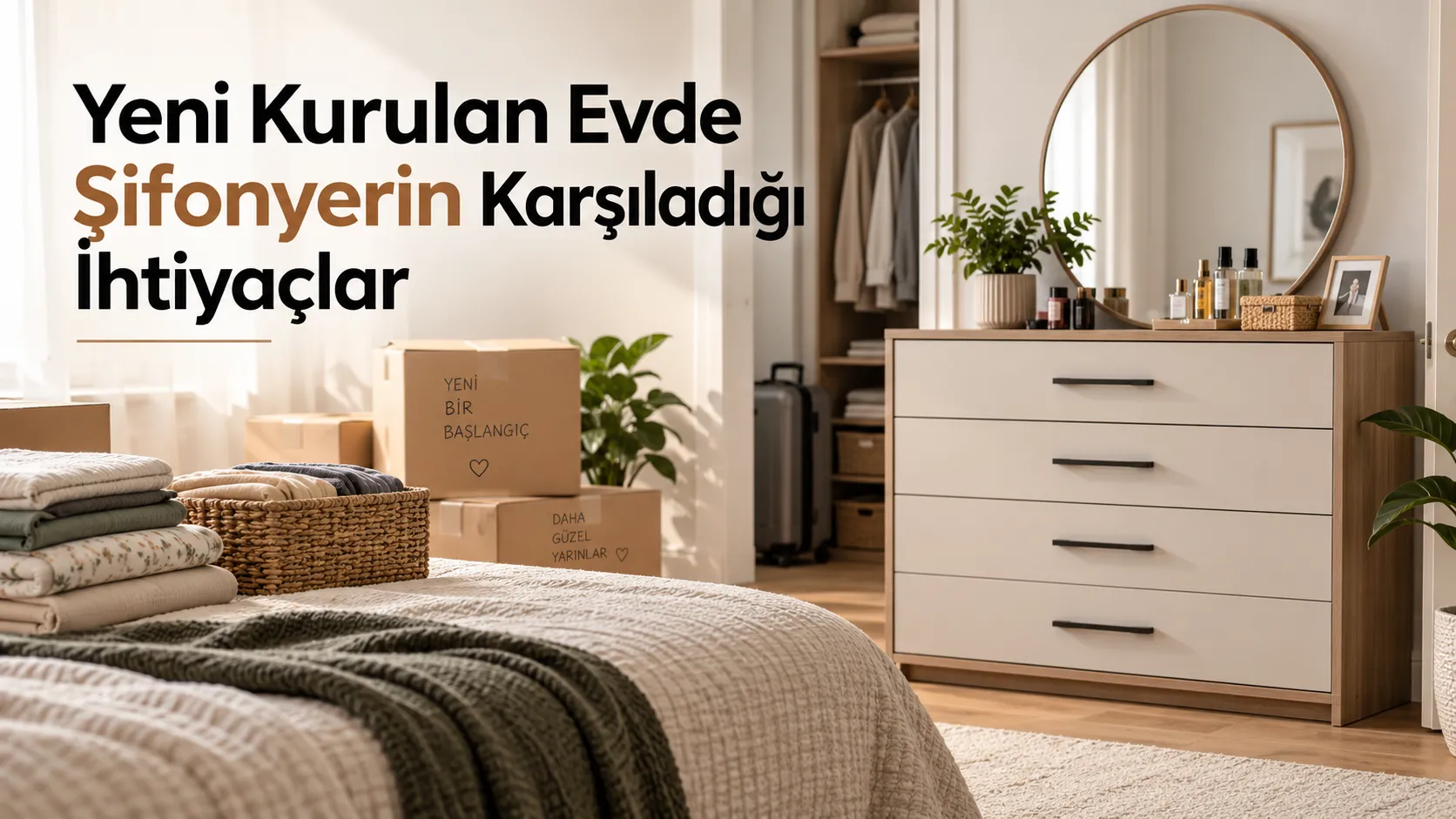 Yeni Kurulan Evde Şifonyerin Karşıladığı İhtiyaçlar