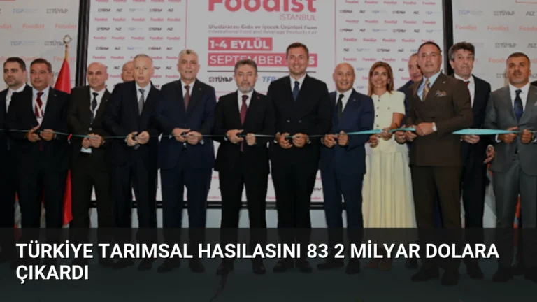 Türkiye Tarımsal Hasılasını 83 2 Milyar Dolara Çıkardı