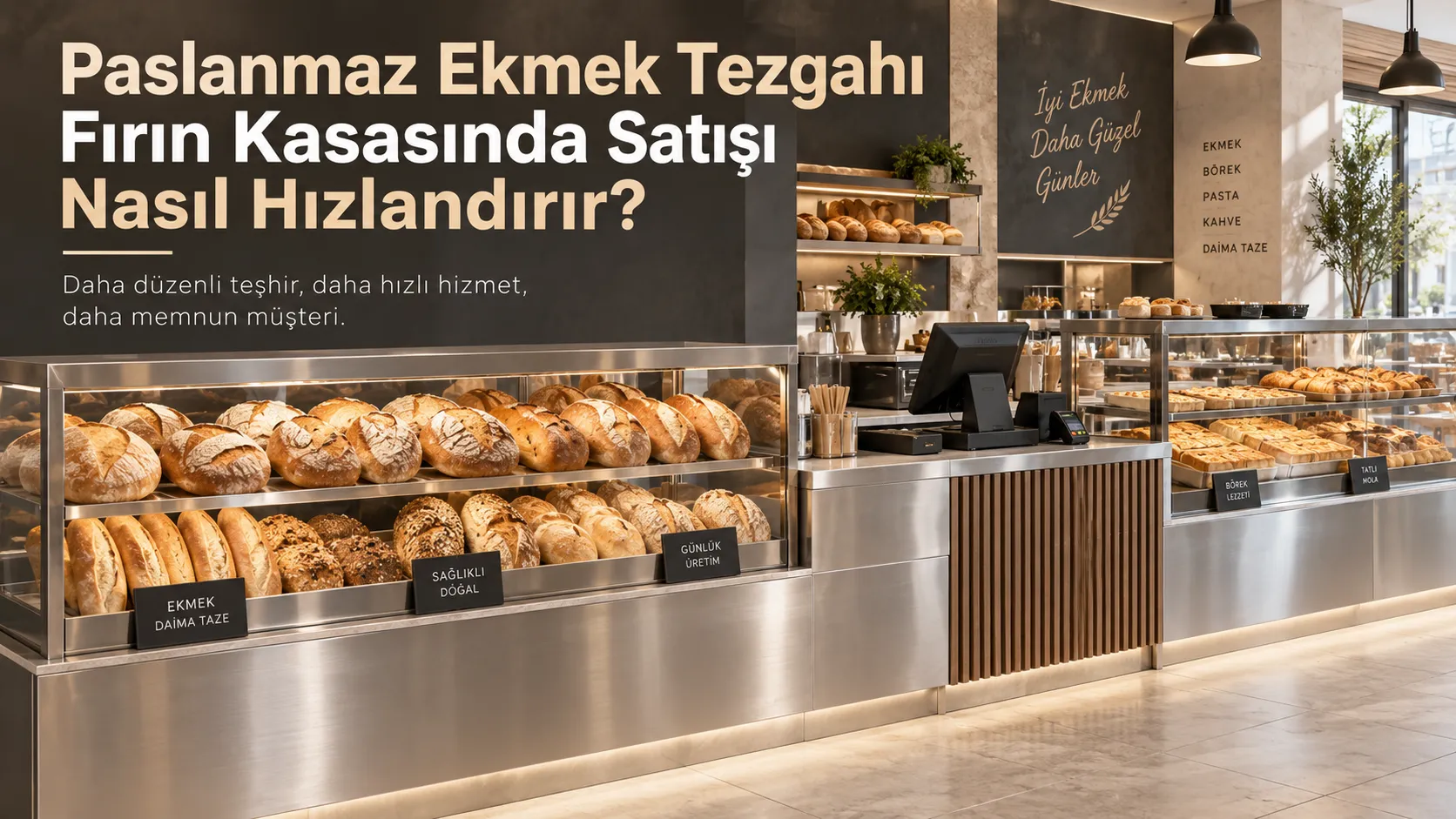 Paslanmaz Ekmek Tezgahı Fırın Kasasında Satışı Nasıl Hızlandırır?
