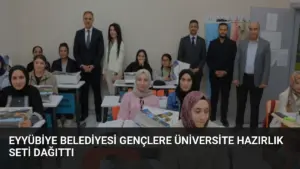 Eyyübiye Belediyesi Gençlere Üniversite Hazırlık Seti Dağıttı