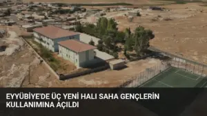 Eyyübiye’de Üç Yeni Halı Saha Gençlerin Kullanımına Açıldı