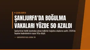 Şanlıurfa’da Boğulma Vakaları Yüzde 50 Azaldı