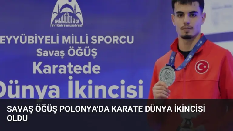 Savaş Öğüş Polonya’da Karate Dünya İkincisi Oldu