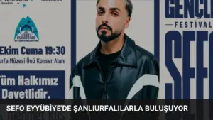 Sefo Eyyübiye'de Şanlıurfalılarla Buluşuyor