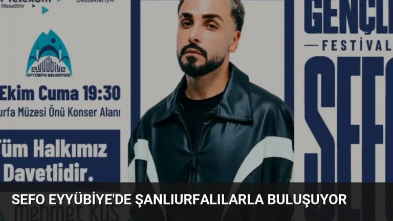 Sefo Eyyübiye'de Şanlıurfalılarla Buluşuyor
